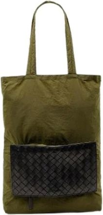 Bottega Veneta Pre-owned Tote Bags, female, Green, Size: ONE SIZE Pre-owned Tote Bag