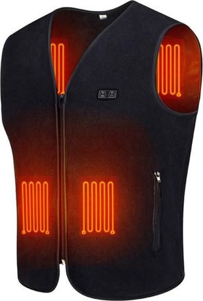 Generic Heated Vest - Heating Jacket | Electric Heated Jackets | Heated Outerwear for Men | Smart Self Heating Lightweight Warm Jacket | Rechargeable Warming 