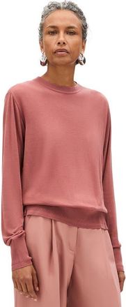 Another Tomorrow Featherweight Crew in Earth at Nordstrom, Size X-Large It