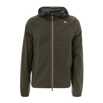 K-Way K-Way, Zip-throughs, male, Green, Size: 3XL Zip-through Jacket