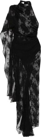 Andamane Kanten jurk - Zwart