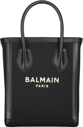 Balmain Tote Bag met Logo - Dames - Shoppers - Zwart - ONE Size - Katoen - Tassen