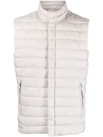 Herno Bodywarmer met drukknopen - Grijs