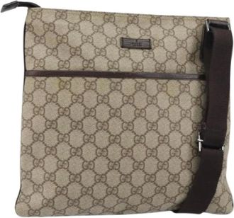 Gucci Pre-owned Cross Body Bags, female, Beige, Size: ONE SIZE Pre-owned Cross Body Bag