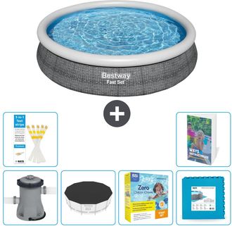 Bestway Piscina Bestway Fast Set Redonda - 366x76 Cm - 7-piezas S276
