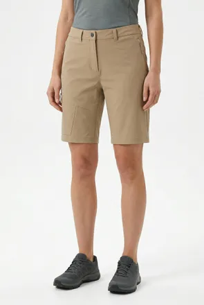 Jack Wolfskin Shorts JACK WOLFSKIN PICO TRAIL SHORTS W, Damen, Gr. 34, N-Gr, hazel wood, Obermaterial: 100% Polyester. Futter: 100% Polyester, Hosen Shorts