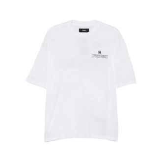 Amiri T-Shirts, male, White, Size: 2XL Logo Print T-Shirt
