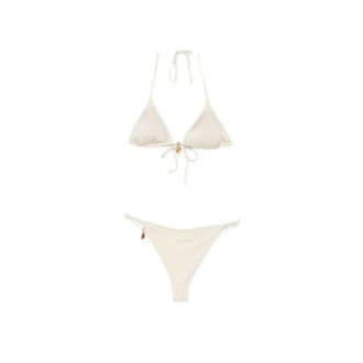 MC2 Saint Barth Bikinis, female, White, Size: XS Lezzy Triangle Bikini