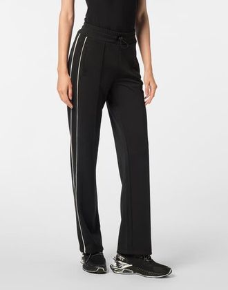 Plein Sport Tracksuit Pants Loose Fit Women in Black at Nordstrom, Size X-Small