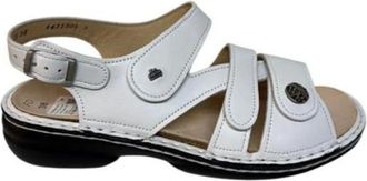 Finn Comfort Schoenen, Dames, Wit, 36 EU, Leer, Gomera Sandaal