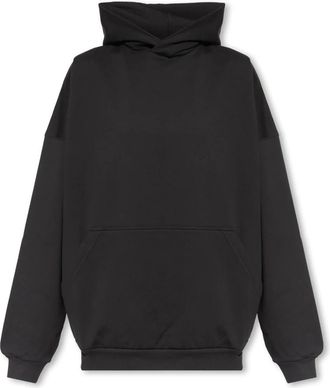 Balenciaga Logo hoodie - Dames - Hoodies - Zwart - S - Katoen - Hoodies & sweatvesten