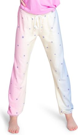 PJ Salvage Womens PJ Salvage Blue Peachy Jersey Jogger Pants