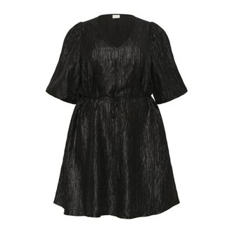 Kaffe Curve Dames, Jurken, Zwart, Maat: 6XL