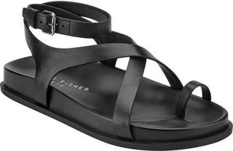 Marc Fisher Bevy Ankle Strap Sandal in Black at Nordstrom, Size 8.5