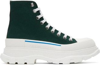 Alexander McQueen Heren, Schoenen, Groen, Maat: 42 EU Leer
