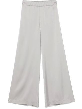 D.exterior satin trousers - Grey