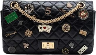 Chanel Pre-owned Reissue Flap - Dames - Vintage Schoudertas - Zwart - ONE Size - Leer - Vintage
