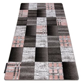RugsX Rugsx - Alfombra Alter Siena Cuadr&iacute;cula Enrejado Gris Grey 80x150 Cm