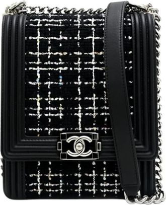 Chanel Pre-owned Vintage Schoudertas - Dames - Vintage Schoudertas - Zwart - ONE Size - Leer - Vintage
