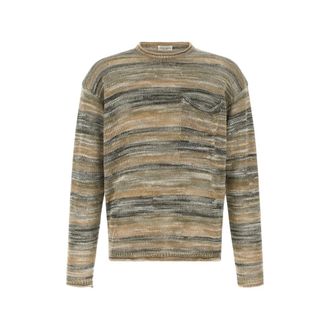 Roberto Collina Striped Crew-neck Sweater