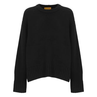 Guest In Residence Cozy Crew Sweater - Dames - Truien - Zwart - Maat: XS Kasjmier