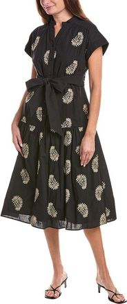 Gracia Floral Belted Midi Dress