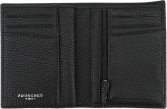 Pourchet Ethan Wallet - Heren - Portefeuilles - Zwart - ONE Size - Leer - Accessoires