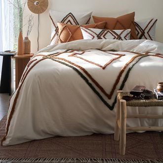 La Redoute Interieurs Dekbedovertrek in katoen, Cotama Havane