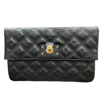 Marc Jacobs Black Leather Clutch Bag (Pre-Owned)