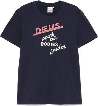 Deus x Specter Design Workshop T-shirt - men - Organic Cotton - S - Blue