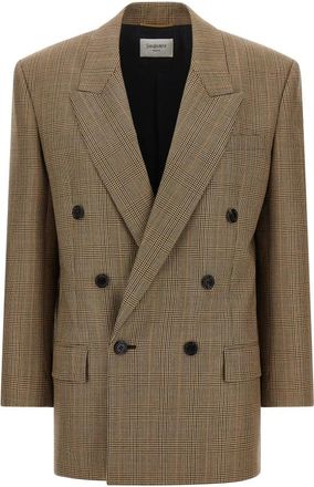 Saint Laurent Dames, Jassen, Bruin, Maat: 2XS Zijde