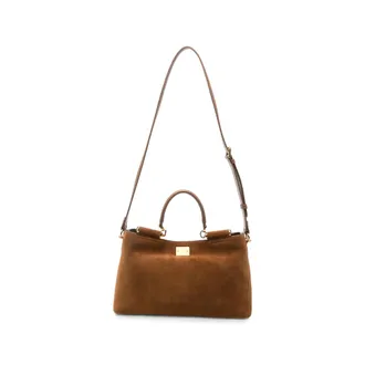Dolce & Gabbana Sicily Suede Tote Bag
