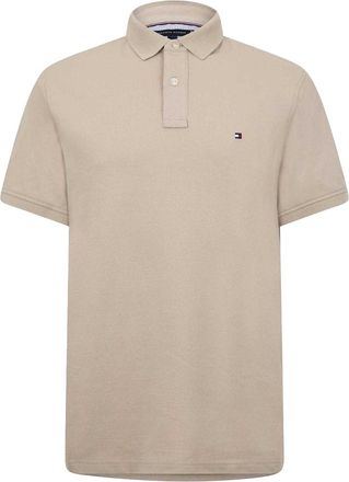 Tommy Hilfiger Heren 1985 Geborduurd Logo Poloshirt (Sandelhout)