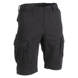 Mil-Tec Vintage Prewash Shorts Black Size M