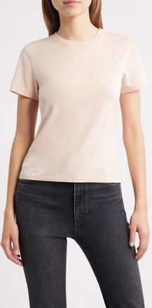 Frame Denim Baby Tee in Pink Sand at Nordstrom, Size X-Large