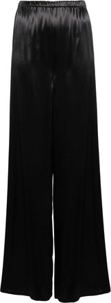 Ferragamo Satin Wide Leg Trousers