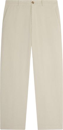Ballantyne Butter Corduroy Wide-Leg Pants