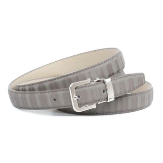 Anthoni Crown Lederg&uuml;rtel ANTHONI CROWN, Damen, Gr. 80, grau, Leder, gemustert, G&uuml;rtel Lederg&uuml;rtel, G&uuml;rtel aus innovativem Leder in 3D-Optik in grau