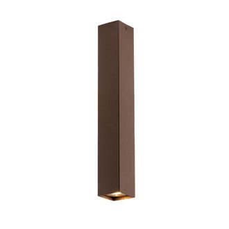 Luce-Ambiente-Design Fluke Quadrata Ceiling Light in Bronze Metal 40cm
