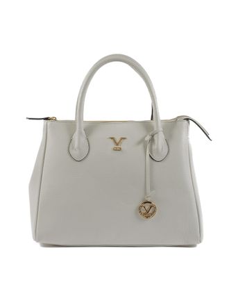 19V69 Womens Ladies 19V69 Handbag - Grey Leather - One Size