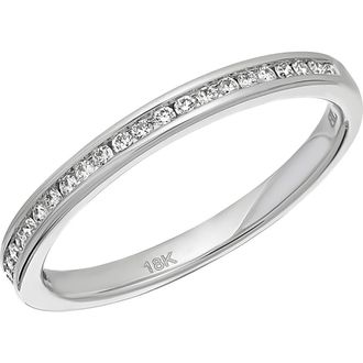 Bony Levy Liora Diamond Stacking Ring in 18K White Gold at Nordstrom Rack, Size 7