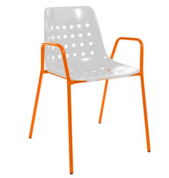 Schubiger M&ouml;bel Gartenstuhl Bermuda mit Armlehne Rundrohr