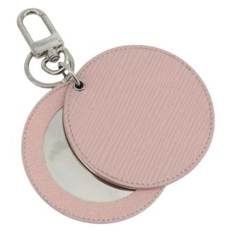 Louis Vuitton Pre-owned Hand Mirror - Dames - Pre-owned - Roze - Maat: ONE Size Leer