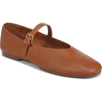 Franco Sarto Odilia Mary Jane Flat in Cognac at Nordstrom, Size 5.5