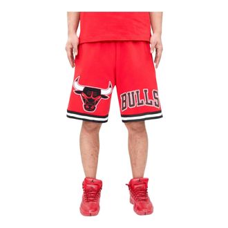 Pro Standard Pro Standard Chicago Bulls Classic Chenille Shorts in Red Men
