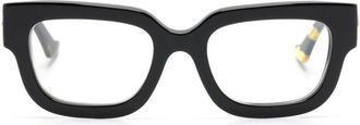 Gucci GG1548O square-frame glasses - unisex - Acetate - 52 - Black