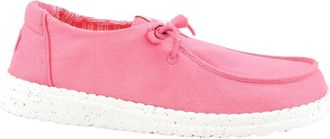 Hey Dude Wendy Stretch Canvas - Dames - Veterschoenen - Roze - 37 EU - Schoenen