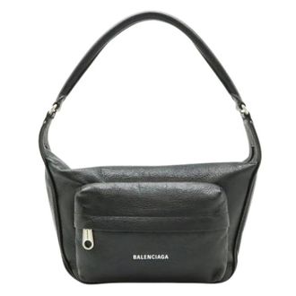 Balenciaga Pre-owned Shoulder Bags, female, Black, Size: ONE SIZE Pre-owned Vintage Shoulder Bag