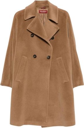 Max Mara Jassen, Dames, Bruin, L, Wol, Massa Jas