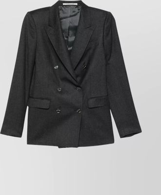 Tagliatore wool suit jacket double-breasted design